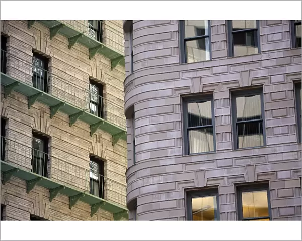 Windows in Boston, Massachusetts, America