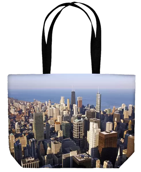 Chicago city skyline, Illinois, America