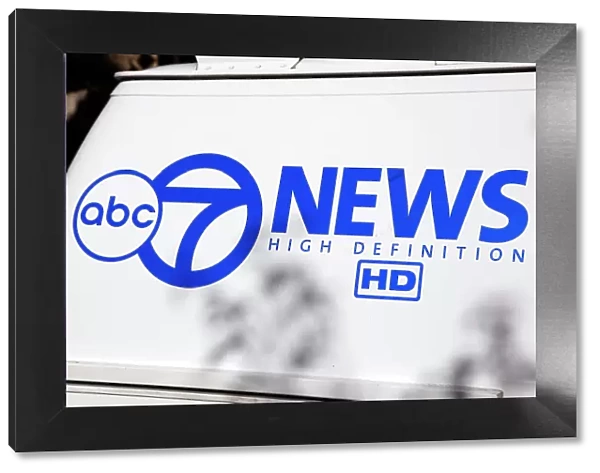 ABC 7 news van, Chicago, Illinois, America
