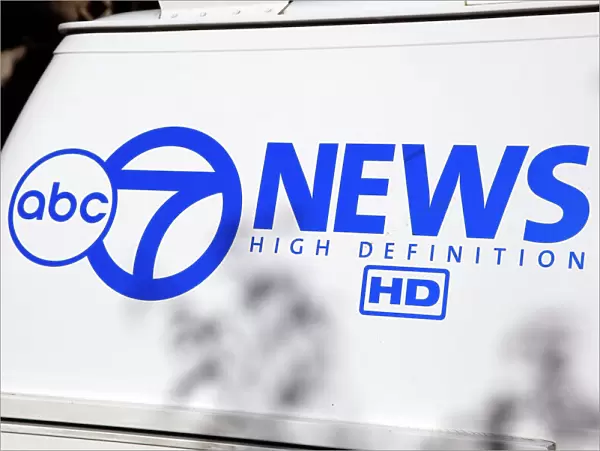 ABC 7 news van, Chicago, Illinois, America
