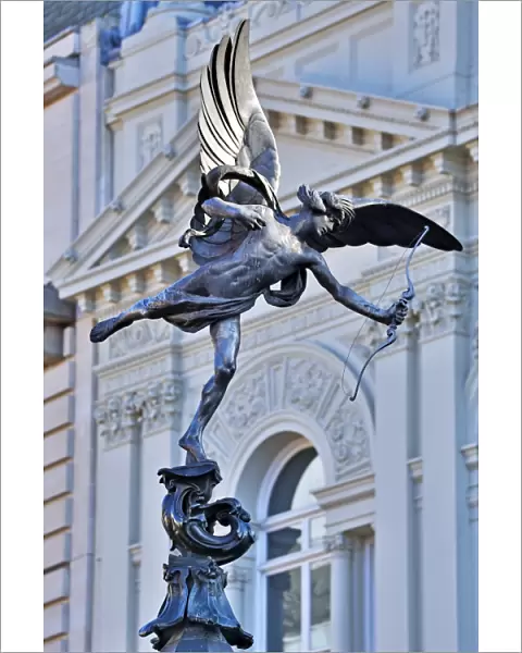Statue of Eros in Piccadilly Circus, London