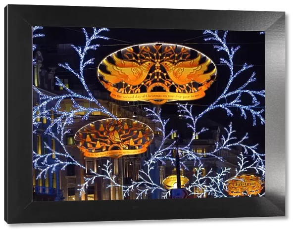 12 Days of Christmas Regent Street Lights & decorations, London