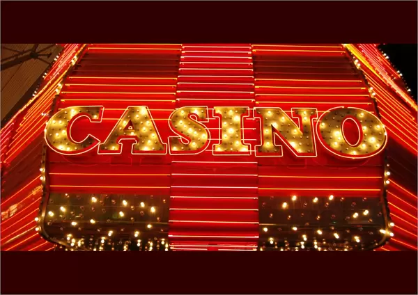 Souvenir of Las Vegas Casino neon lights, America