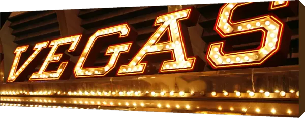 Souvenir of Neon Lights on casino in Las Vegas, America