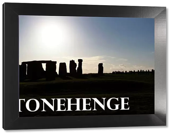 Souvenir of Stonehenge stone circle, Wiltshire, England