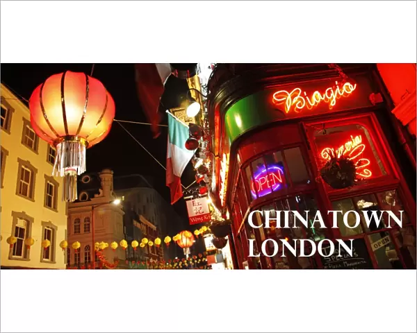 Souvenir of red lantern in Chinatown, London, England