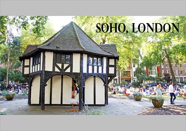 Souvenir of Soho Square, London, England