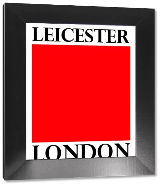 Graphic design, wordplay souvenir of Leicester Square, London, England