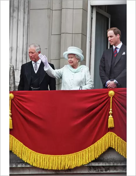 Queen Elizabeth II and the Royal Family at the Diamond Jubilee Celebrations, London