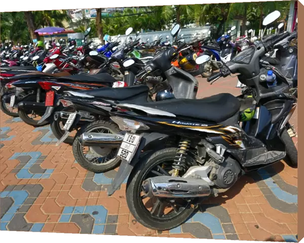 Motorcycles in Pattaya, Thailand