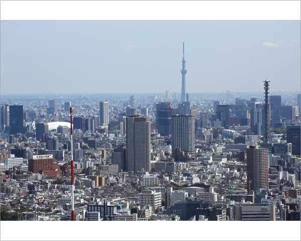 General view of the Tokyo city skyline from Shinjuku, Tokyo, Japan