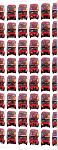 Red London Double-Decker Routemaster Bus