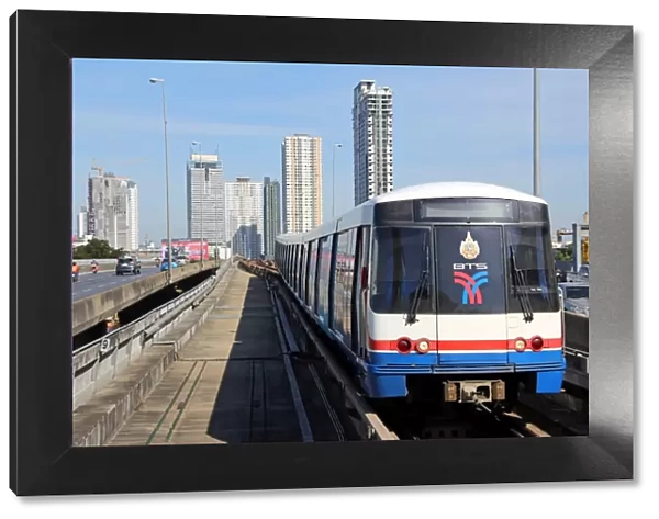 Bangkok metro BTS train, Bangkok, Thailand