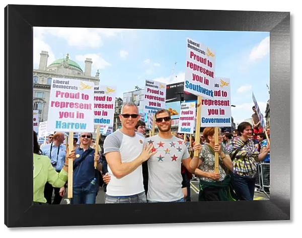 Brian Paddick at Pride London gay pride parade 2013, London, England