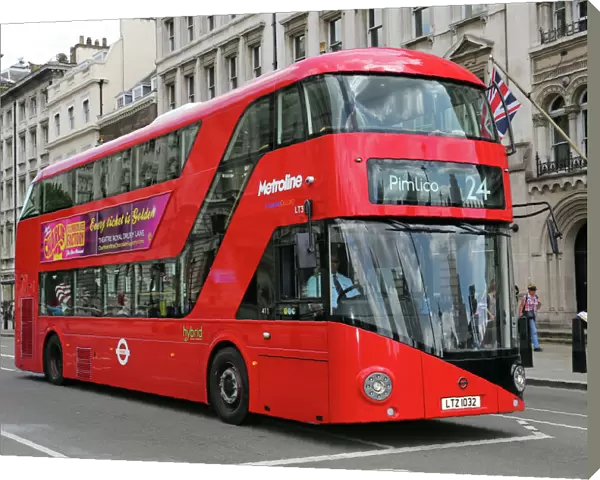 New Routemaster Red London double-decker bus