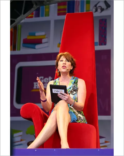 Kathy Lette at the London Evening Standard Get Reading Festival, London