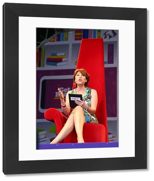 Kathy Lette at the London Evening Standard Get Reading Festival, London