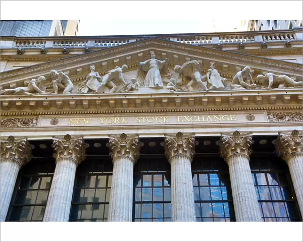 New York Stock Exchange on Wall Street, New York. America