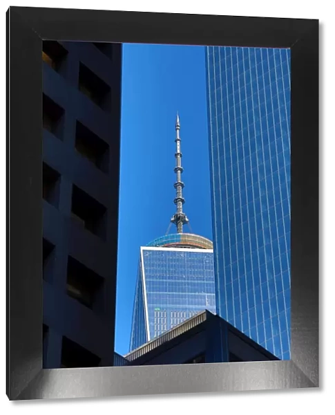 One World Trade Center ( 1 WTC ) building, New York. America