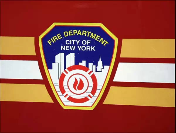 City of New York Fire Department, Fire Brigade sign, New York. America