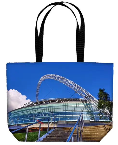 The Lattice Arch of Wembley Stadium, London, England