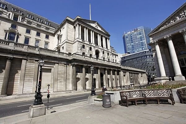 The Bank of England and Royal Exchange, London