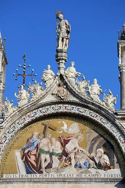 Basilica di San Marco, Cathedral of St. Mark, in Saint Marks Square (Piazza), in Venice, Italy