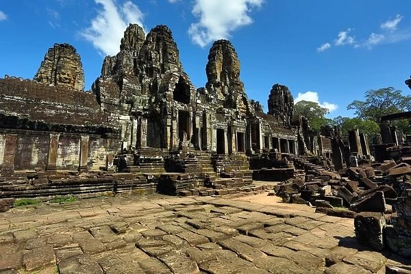 Bayon, Khmer Temple in Angkor Thom, Siem Reap, Cambodia