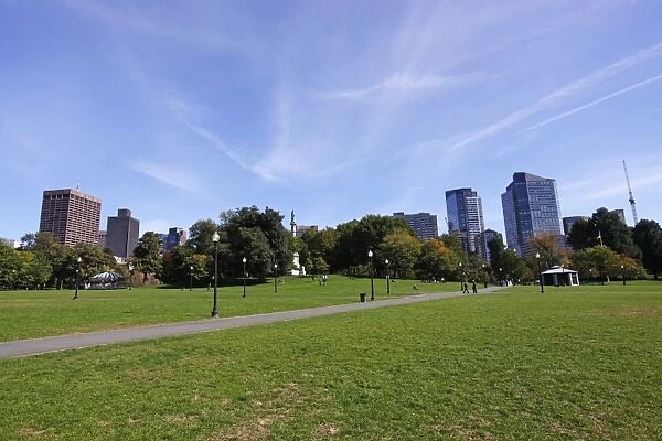 Boston Common park, Boston, Massachusetts
