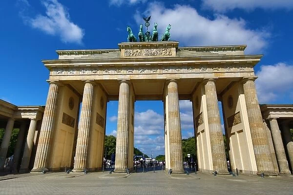 The Brandenburg Gate or Brandenburger Tor, Berlin, Germany