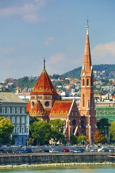 The Buda Calvinist Church in Budapest, Hungary