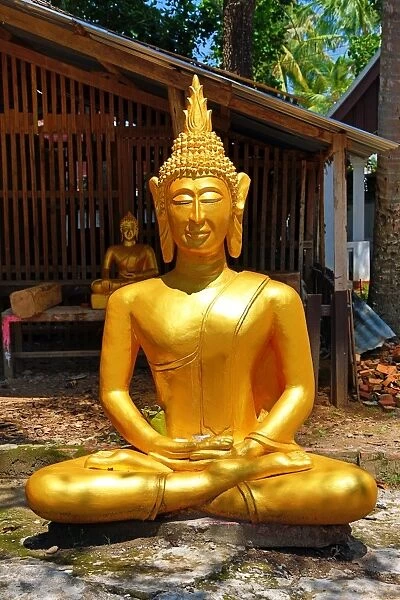 Buddha statue at Wat Choum Khong Temple, Luang Prabang, Laos