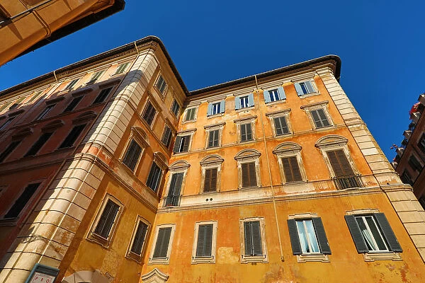 Buildings in the Piazza di Pietra, Rome, Italy