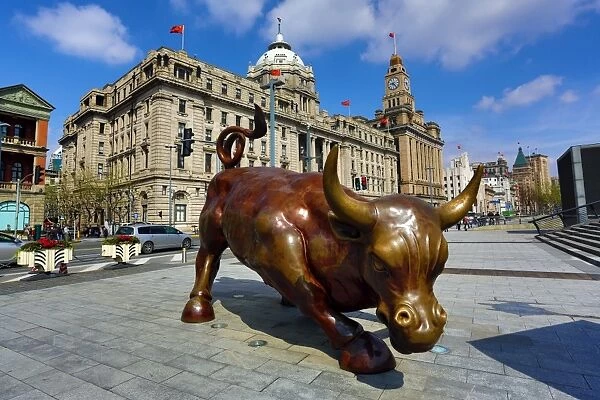 The Bund Bull on the Bund, Shanghai, China
