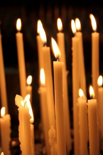Candles. Prayer candles