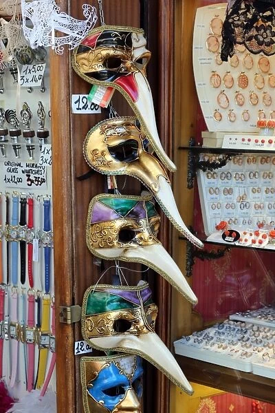 Carnival masks on sale in Venice, Italy