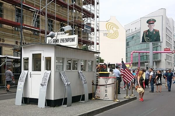 Checkpoint Charlie border crossing in Berlin, Germany