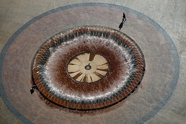 Circular fountain in Boston, Massachusetts, America