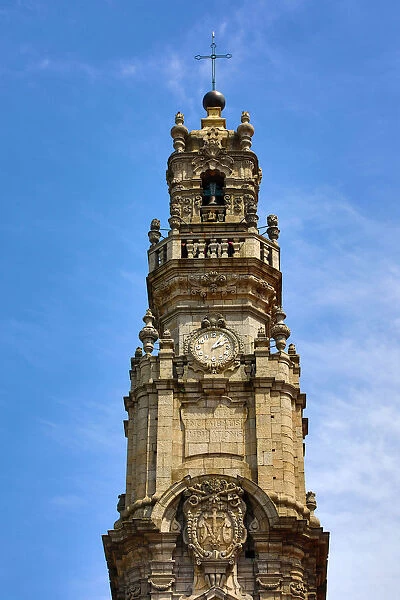 The Clerigos Tower in Porto, Portugal