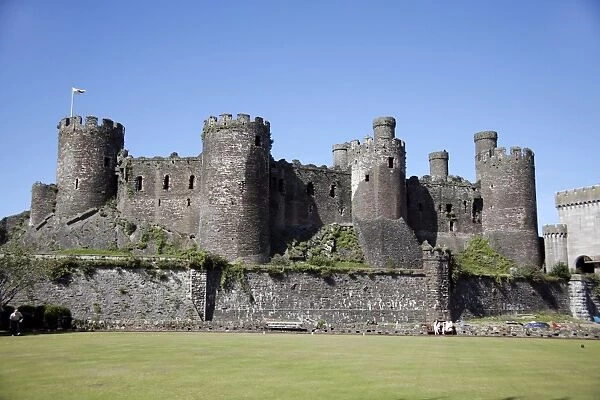 Conwy Castle, Wales. Conwy Castle, Conwy, Wales, Britain