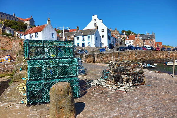 Crail fishing village and harbour, Fife, Scotland