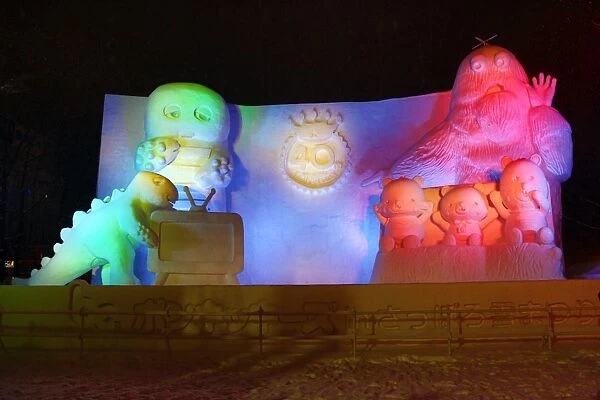 Fantastic Ice Sculptures at the 65th Sapporo Snow Festival 2014 in Japan