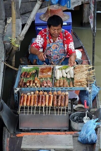 Fast Food stall at Pattaya Floating Market in Pattaya, Thailand