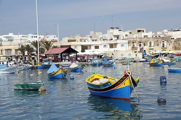 Fishing boats in Marsaxlokk, Malta