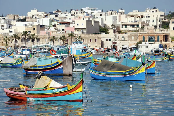 Fishing boats in Marsaxlokk, Malta