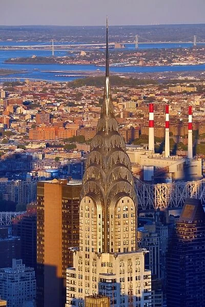 General view of the New York Manhattan city skyline, New York. America