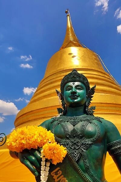 Gold Chedi at the Golden Mount, Wat Saket Temple, Bangkok, Thailand