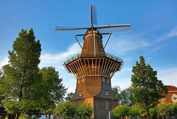 The De Gooyer Windmill in Amsterdam, Holland