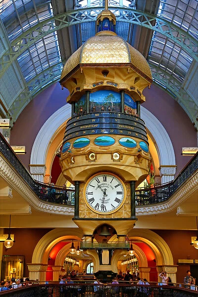 The Great Australian Clock in the Queen Victoria Building shopping centre, Sydney