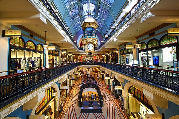 The Great Australian Clock in the Queen Victoria Building shopping centre, Sydney